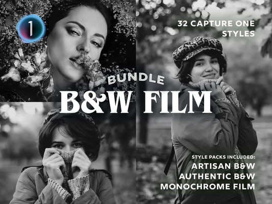 B&W Film Bundle Capture One Styles